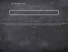 Tablet Screenshot of koversada.com